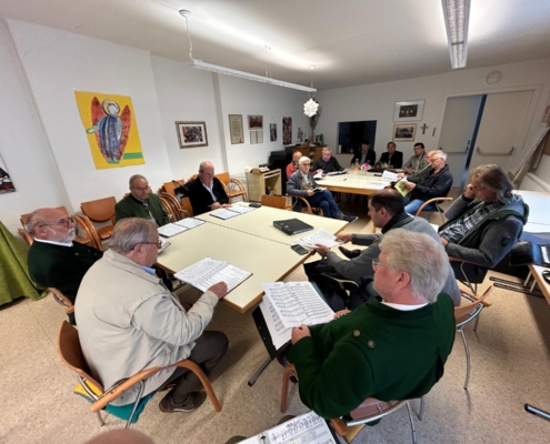 1. Einsingen im Pfarrhof